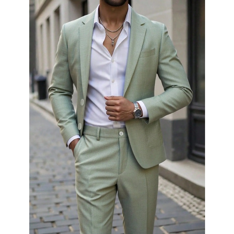 Men'S Formal Dinner Wear - Conjunto de Terno e Calças para