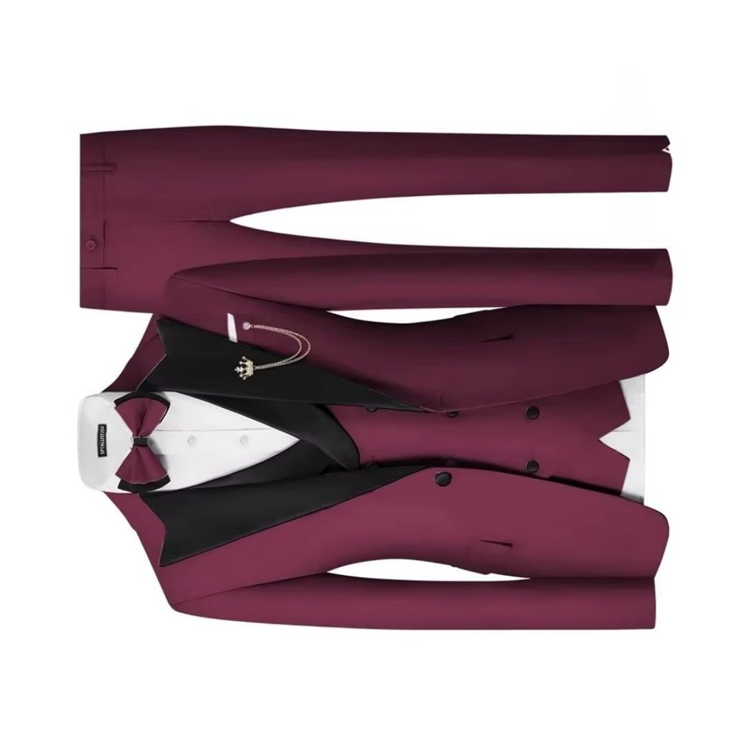 Men'S Formal Dinner Wear - Conjunto de Terno Slim Fit Masculino