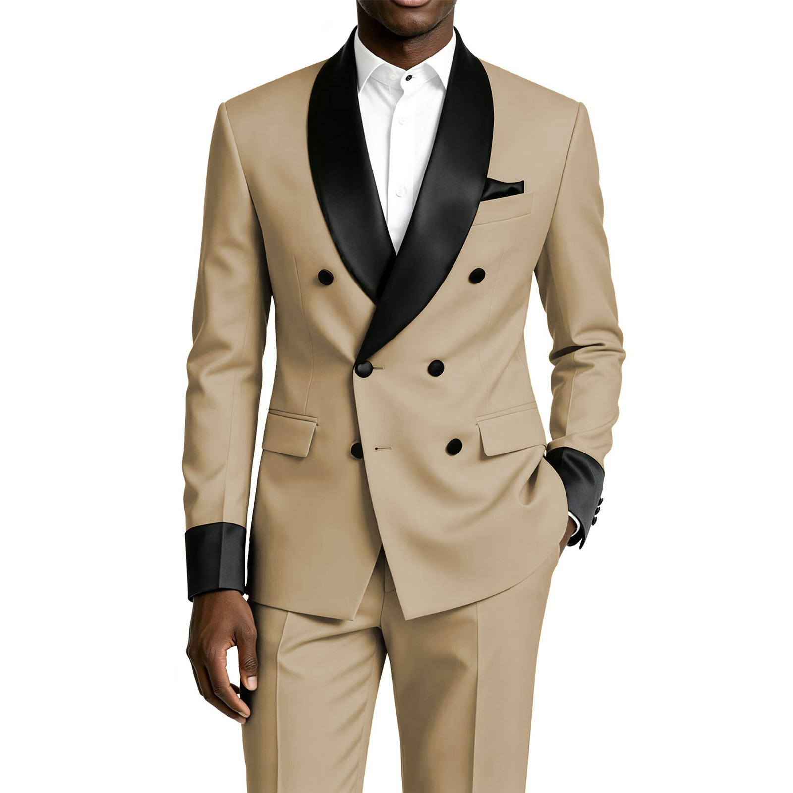 Men'S Formal Dinner Wear - Terno Masculino Slim Fit de 2