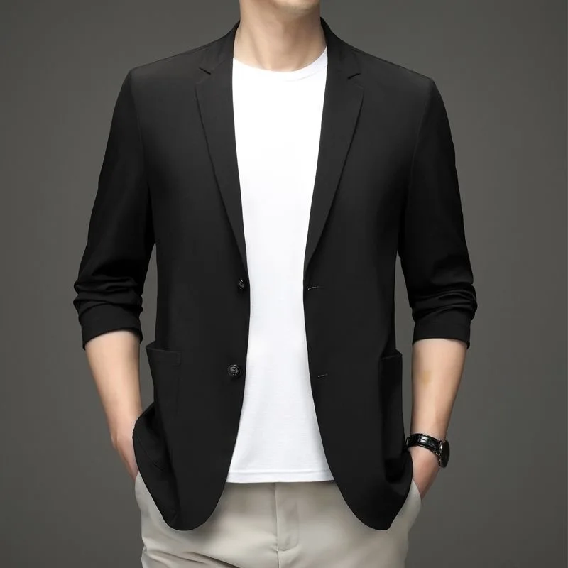 Men Formal Wear Summer - Blazers masculinos finos de negócios, casacos