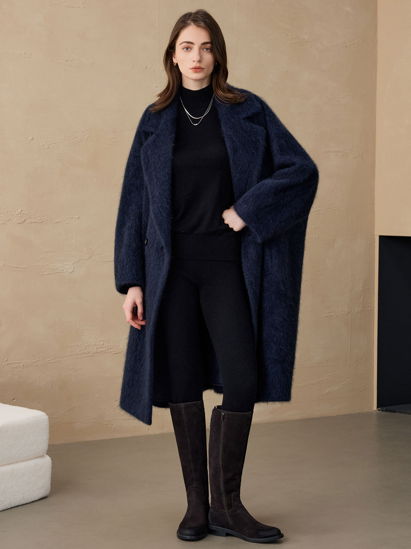 Wool Suit Jacket - Blazer Feminino Allingentle de Lã, Jaqueta