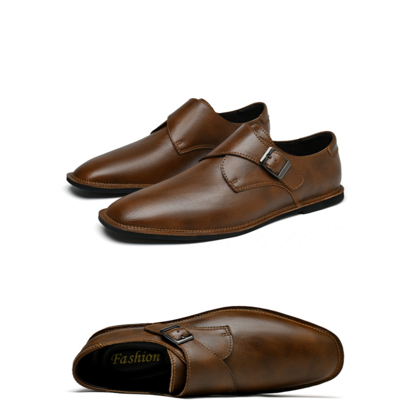Men Formal Wear Photoshoot - Sapatos Derby Masculinos Retrô 2026: Estilo