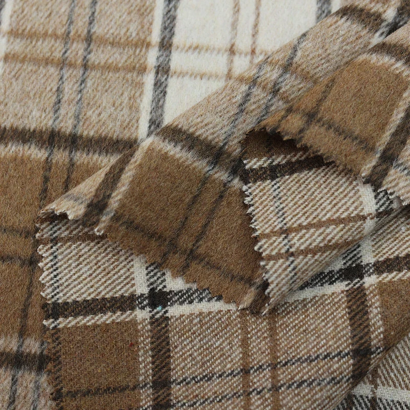 Wool Suit Jacket - Tecido Xadrez Vintage de Lã Macio