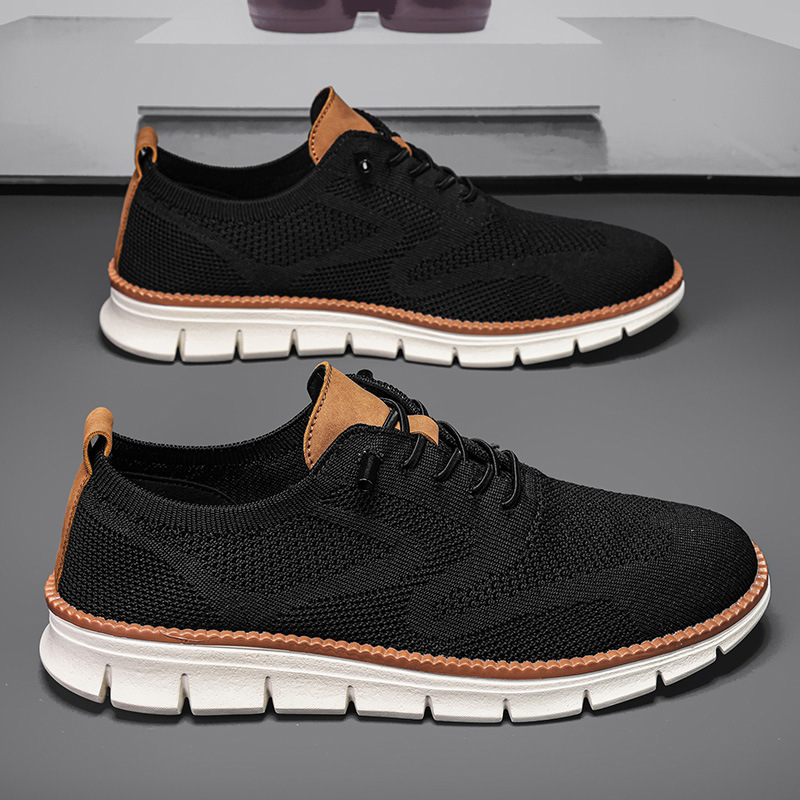 Men Formal Wear With Sneakers - Promoção de Sapatos Casuais Masculinos, Moda