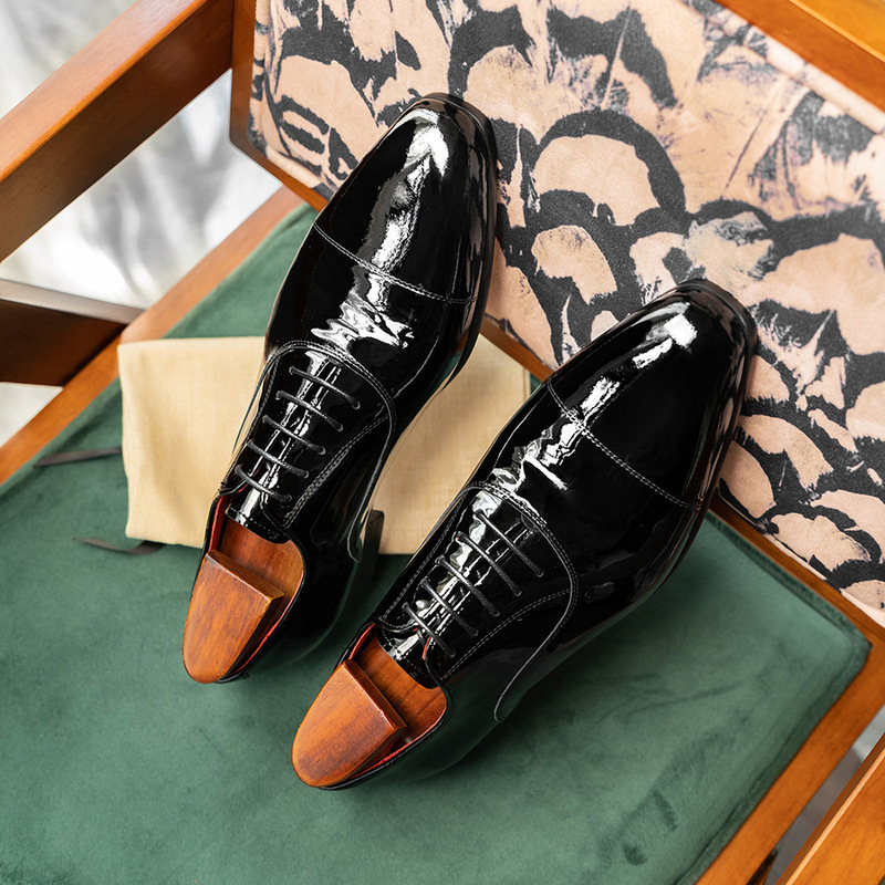 Men'S Style Formal Wear - Sapatos de Couro Oxford Estilo Britânico
