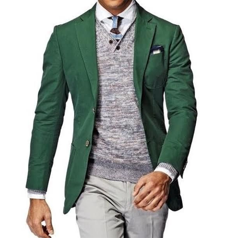 Wool Suit Jacket - Blazer masculino customizado, jaqueta de cobre