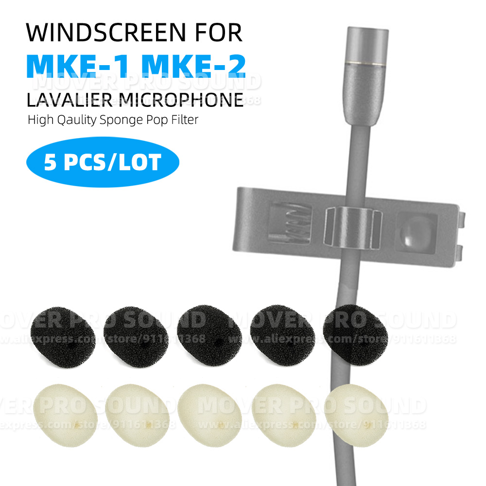 Windsor Knot Tie - Espuma de pára-brisas para SENNHEISER MKE