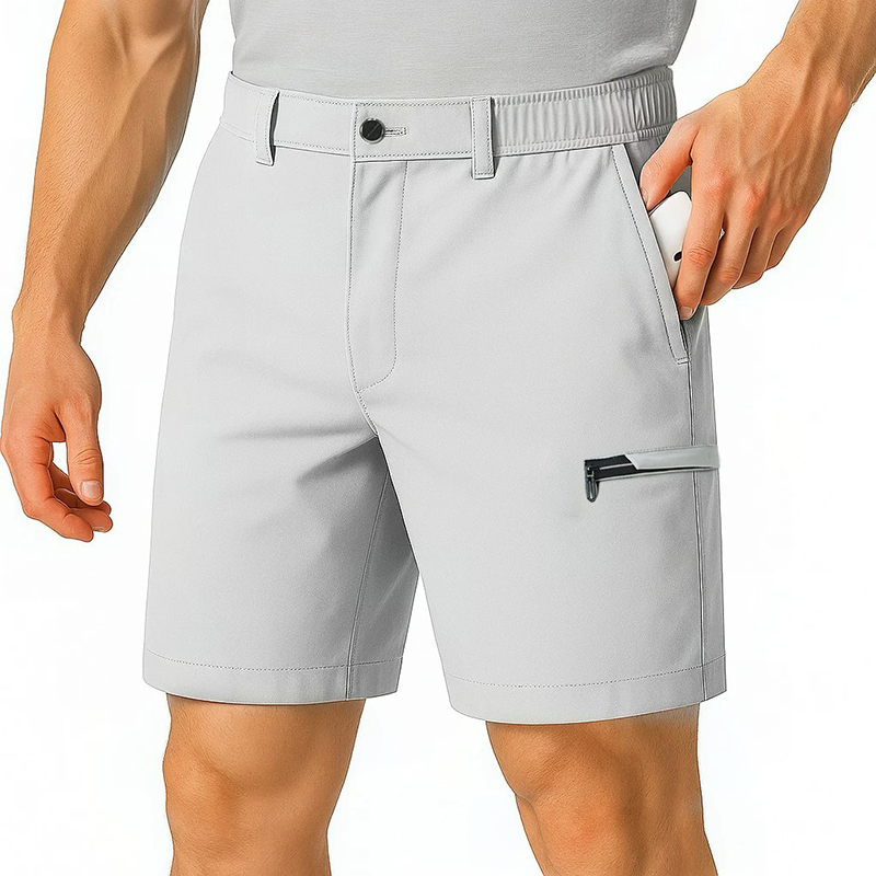 Men Formal Wear Summer - Vestido shorts masculino de secagem rápida