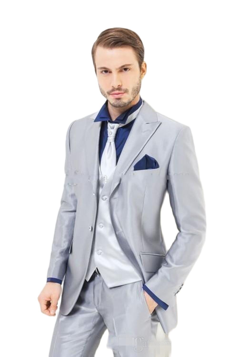 Ternos masculinos de cetim bri - Men'S Formal Dinner Wear avaliação e preço