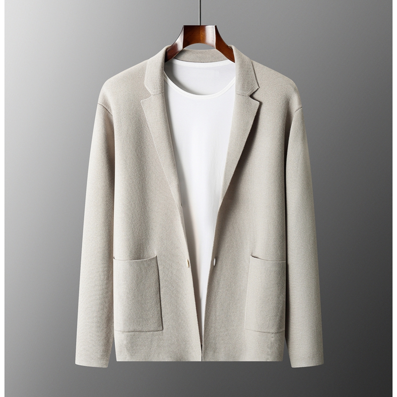 100% lã merino terno masculino - Wool Suit Jacket avaliação e preço