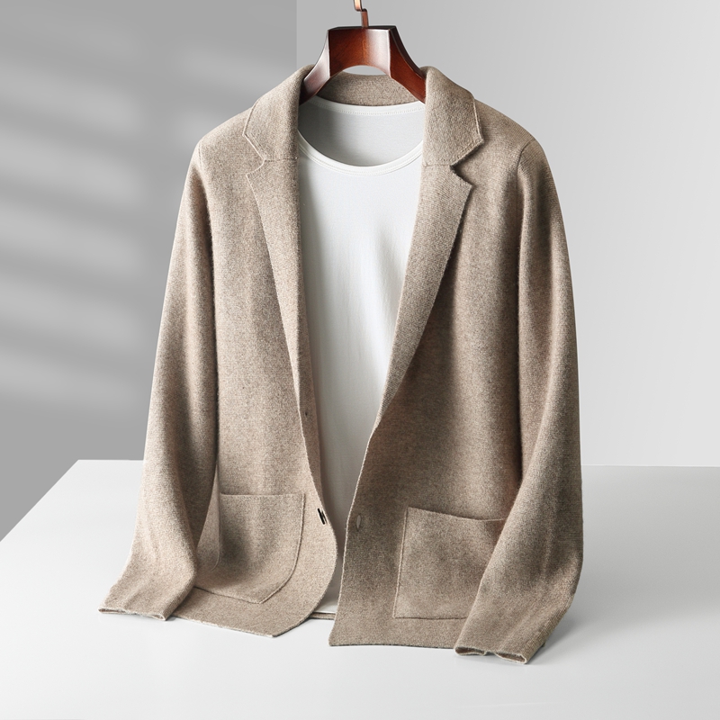 100% lã merino terno masculino - Wool Suit Jacket avaliação e preço