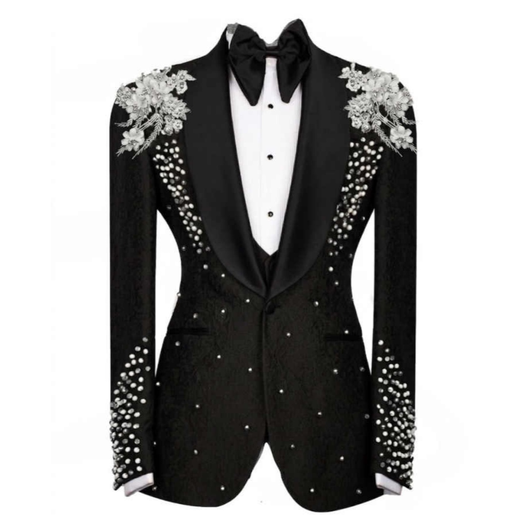 Terno masculino com cristais b - Men'S Formal Dinner Wear avaliação e preço