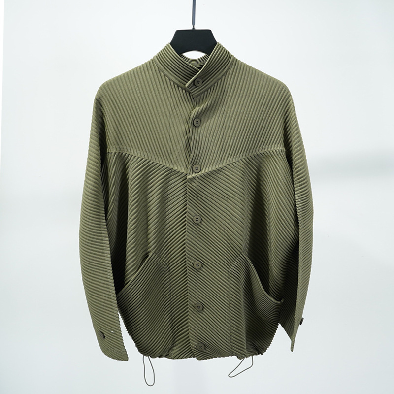 Miyake plissado 2025 outono ma - Wool Suit Jacket avaliação e preço