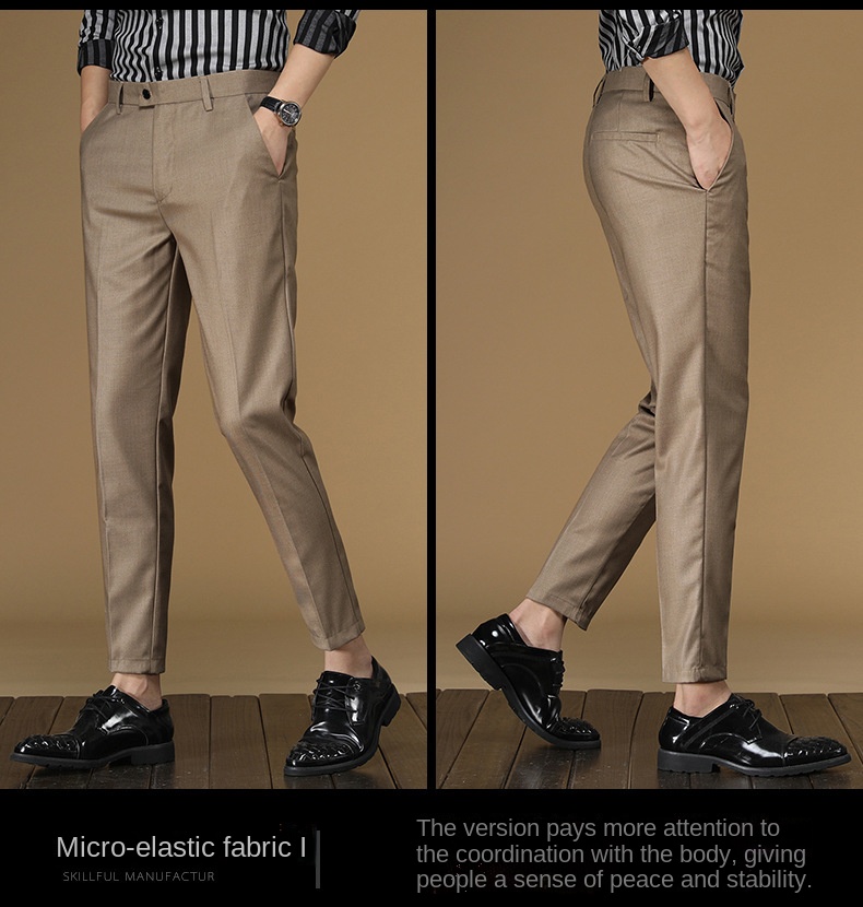 Calças de terno de verão dos h - Men Formal Wear Summer avaliação e preço