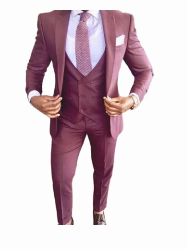 Terno Masculino de 3 Peças Ele - Men'S Formal Wear Not Suit avaliação e preço