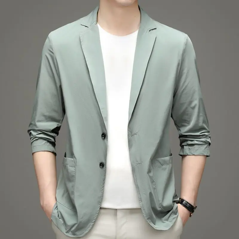 Blazers masculinos finos de ne - Men Formal Wear Summer avaliação e preço