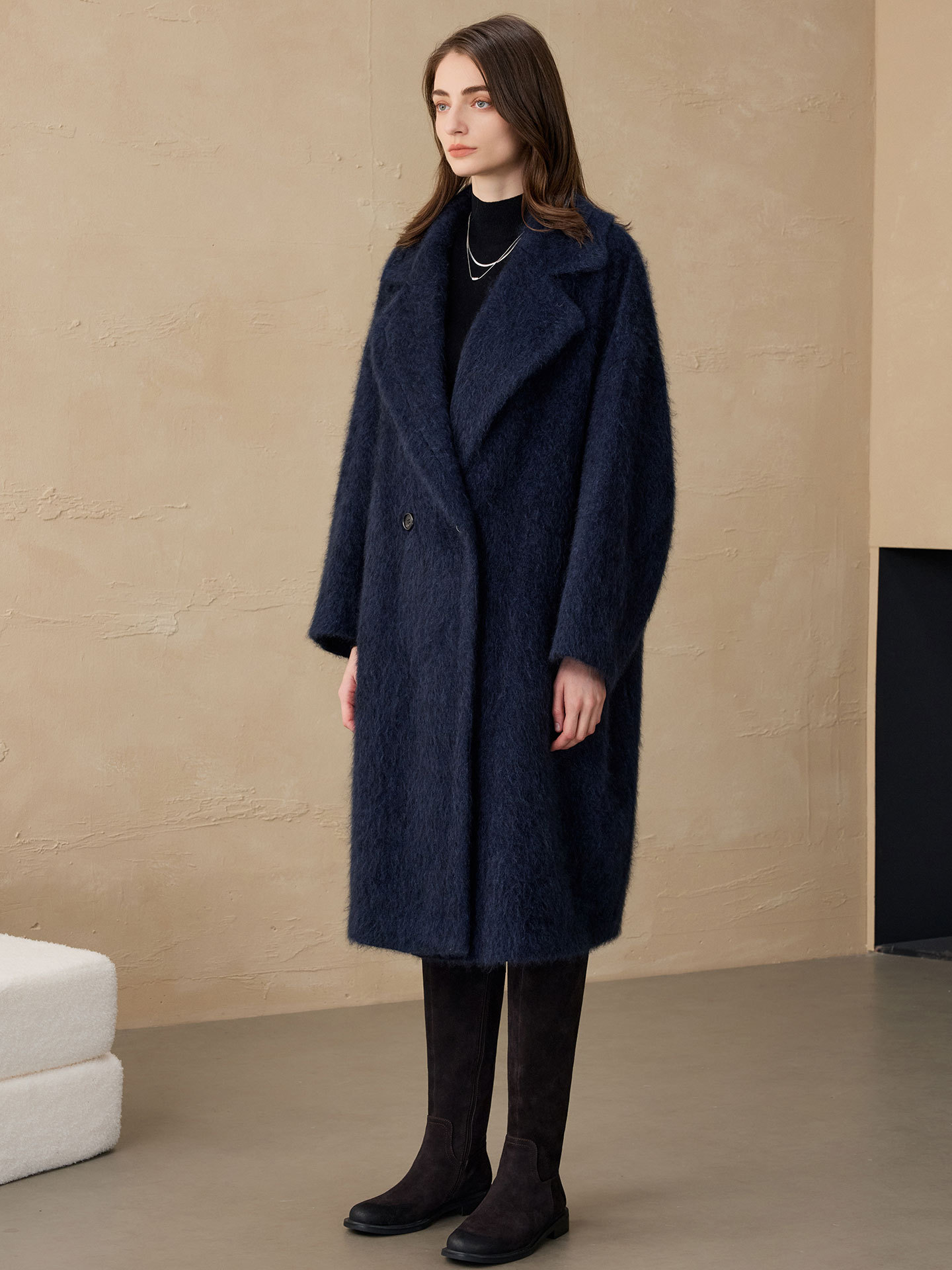 Blazer Feminino Allingentle de - Wool Suit Jacket avaliação e preço