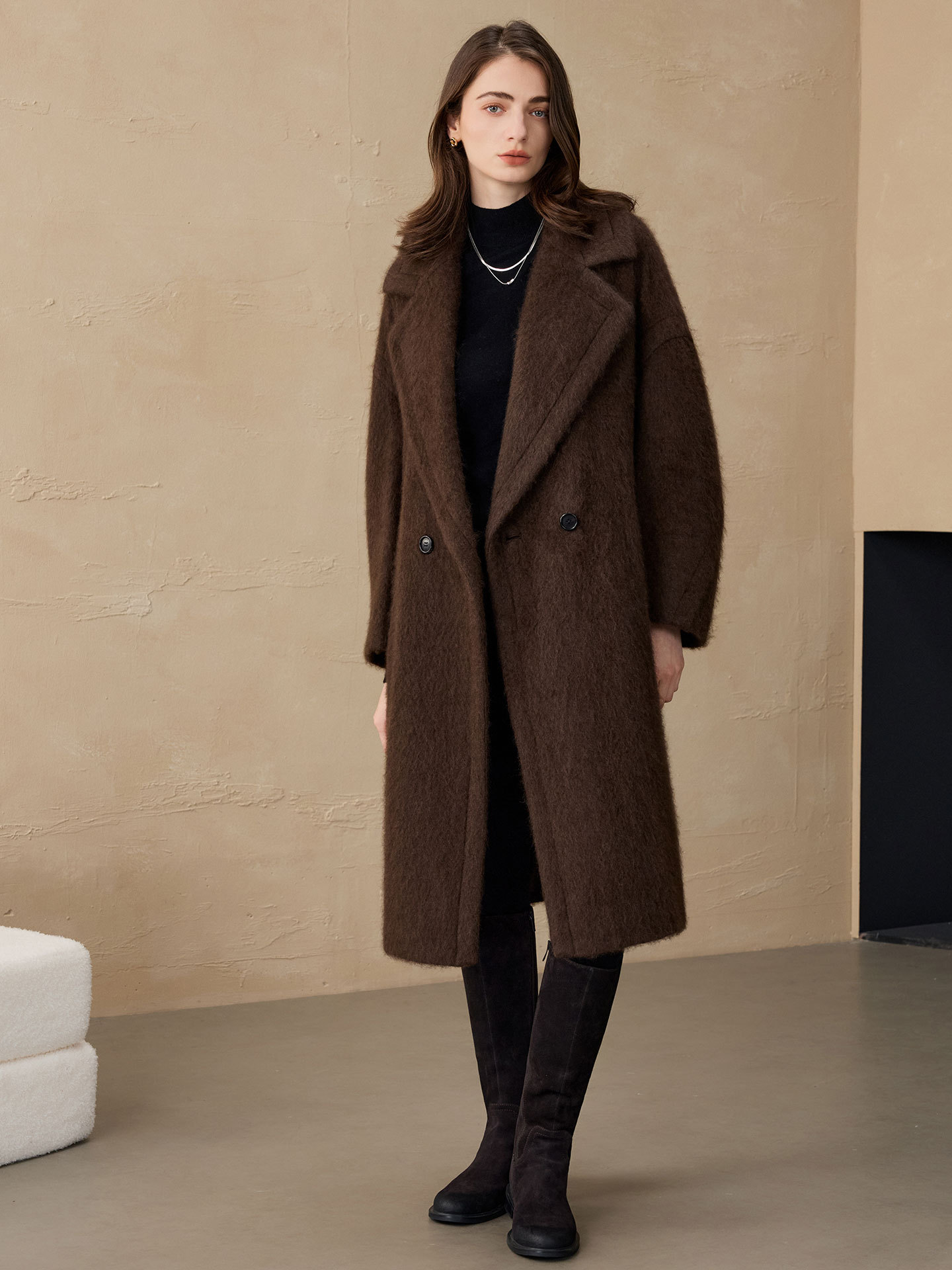 Blazer Feminino Allingentle de - Wool Suit Jacket avaliação e preço