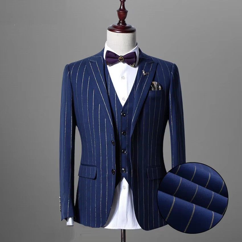 Auriparus flaviceps ouro listr - Wool Suit Jacket avaliação e preço