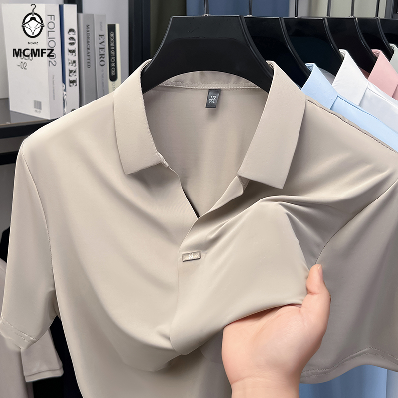 Camisa Masculina com Lapela Li - Men Formal Wear Summer avaliação e preço