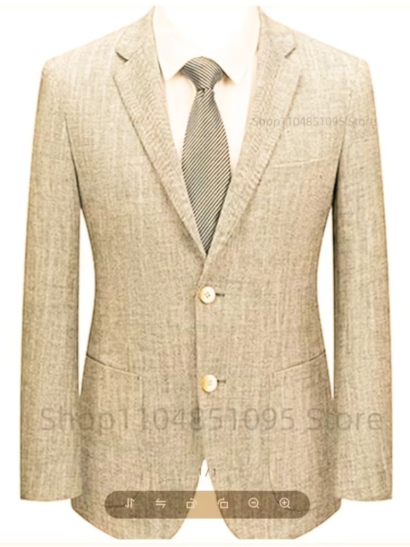 Blazer Slim Fit Masculino em L - Men Formal Wear Summer avaliação e preço