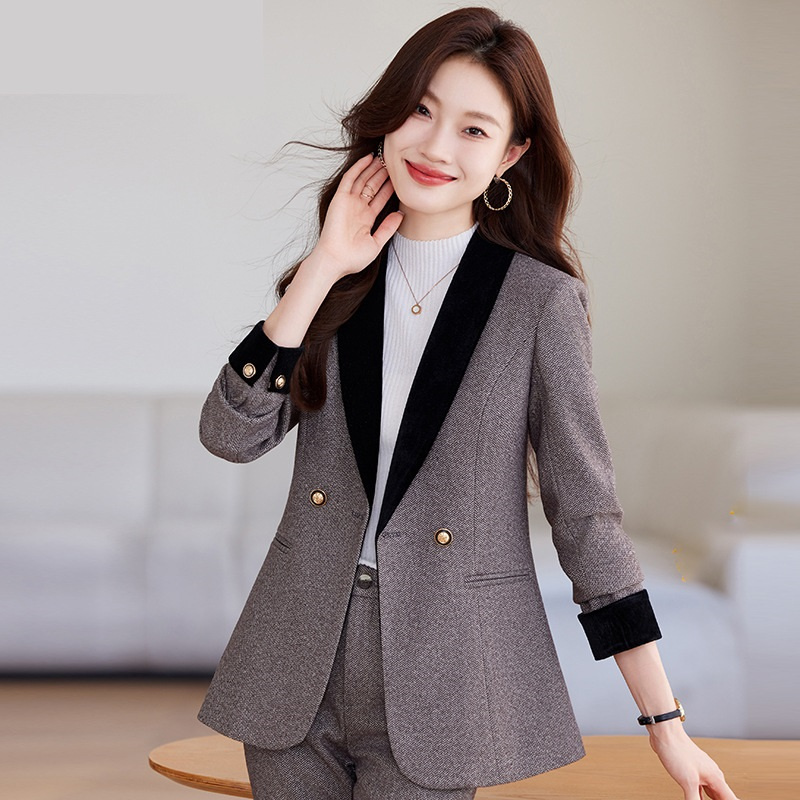 Blazer e calças para mulheres, - Wool Suit Jacket avaliação e preço
