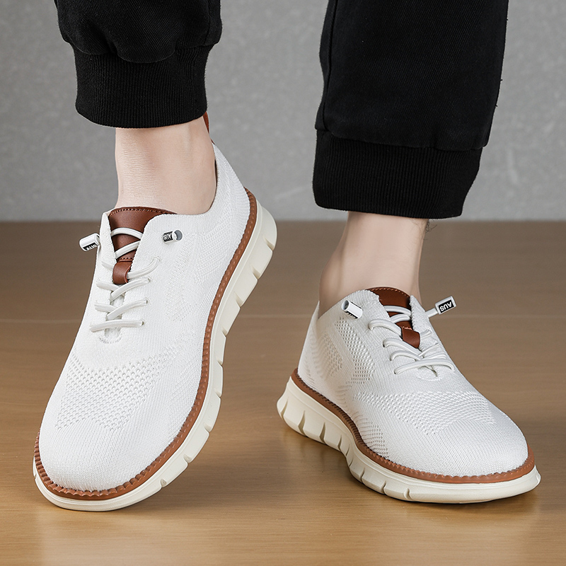 Sapatos Casuais Masculinos Bre - Men Formal Wear With Sneakers avaliação e preço