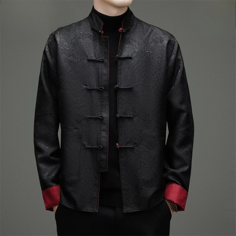 Tang-estilo masculino de manga - Men'S Style Formal Wear avaliação e preço