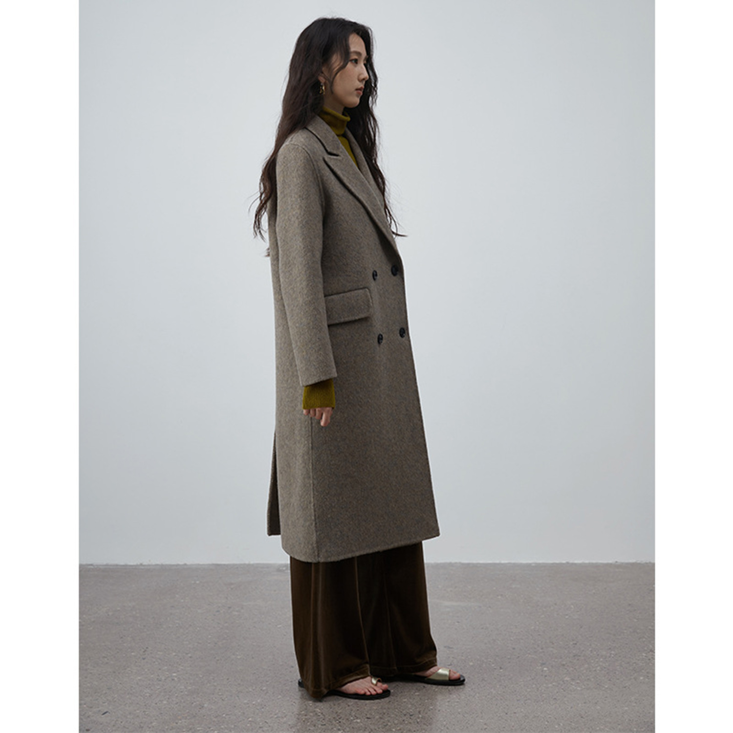 Blazer Longo Feminino Allingen - Wool Suit Jacket avaliação e preço
