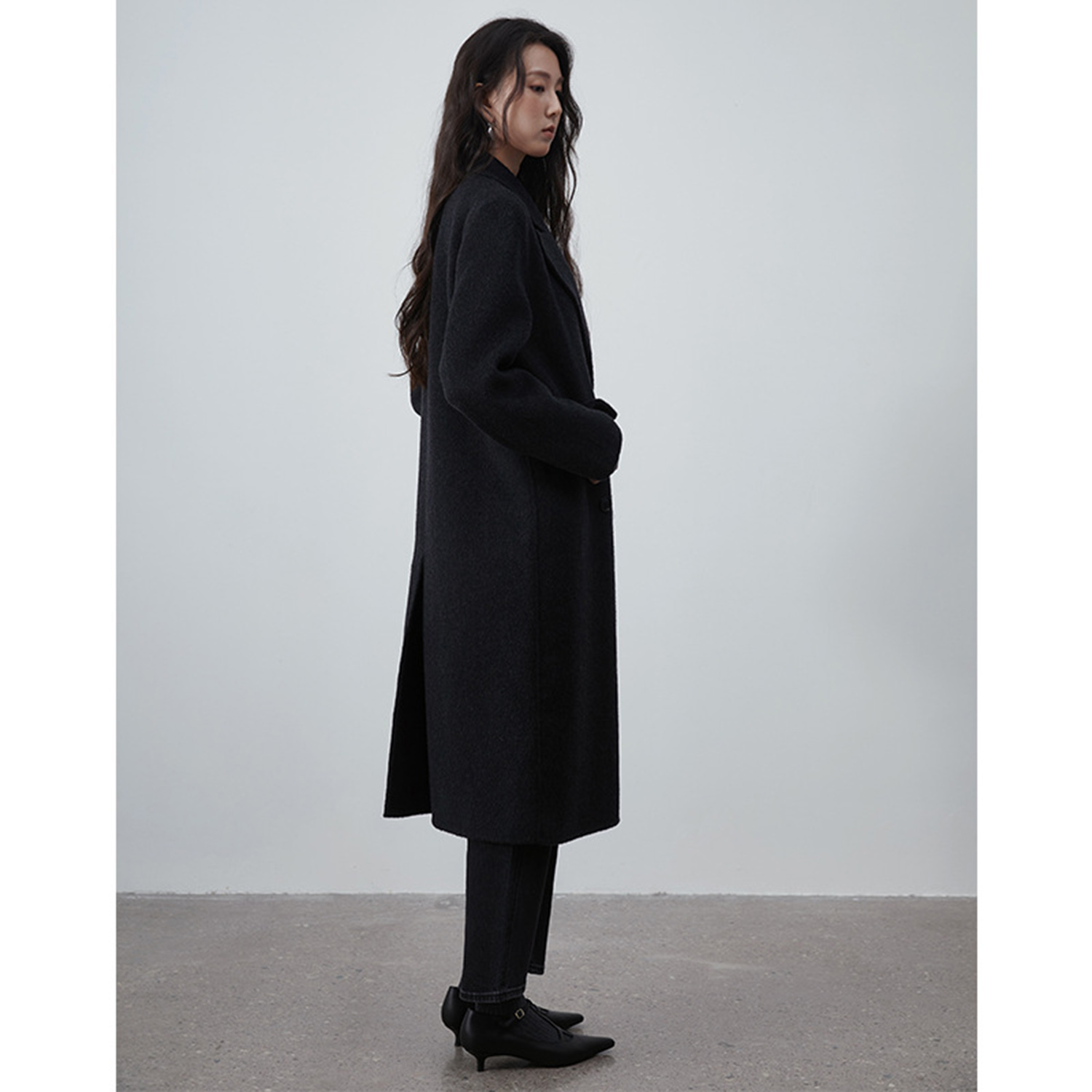 Blazer Longo Feminino Allingen - Wool Suit Jacket avaliação e preço