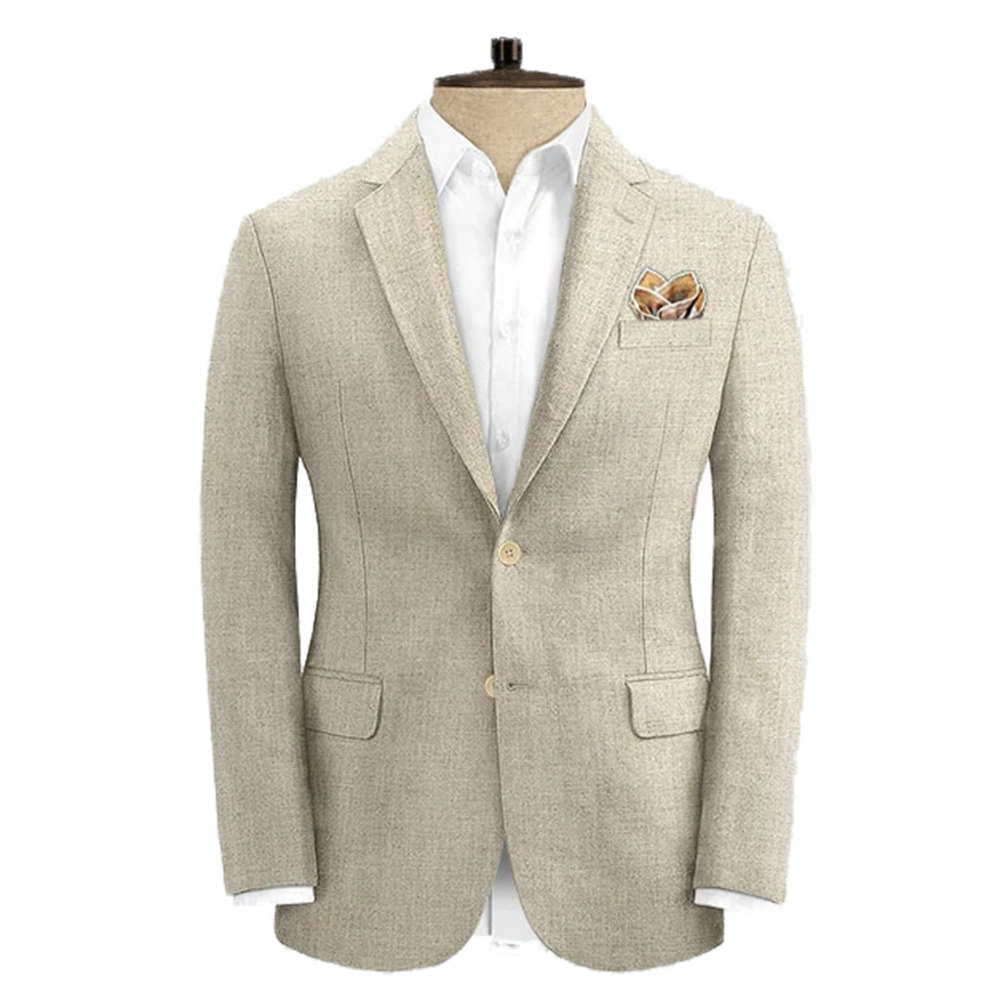 2025 luxo verão respirável lee - Wool Suit Jacket avaliação e preço