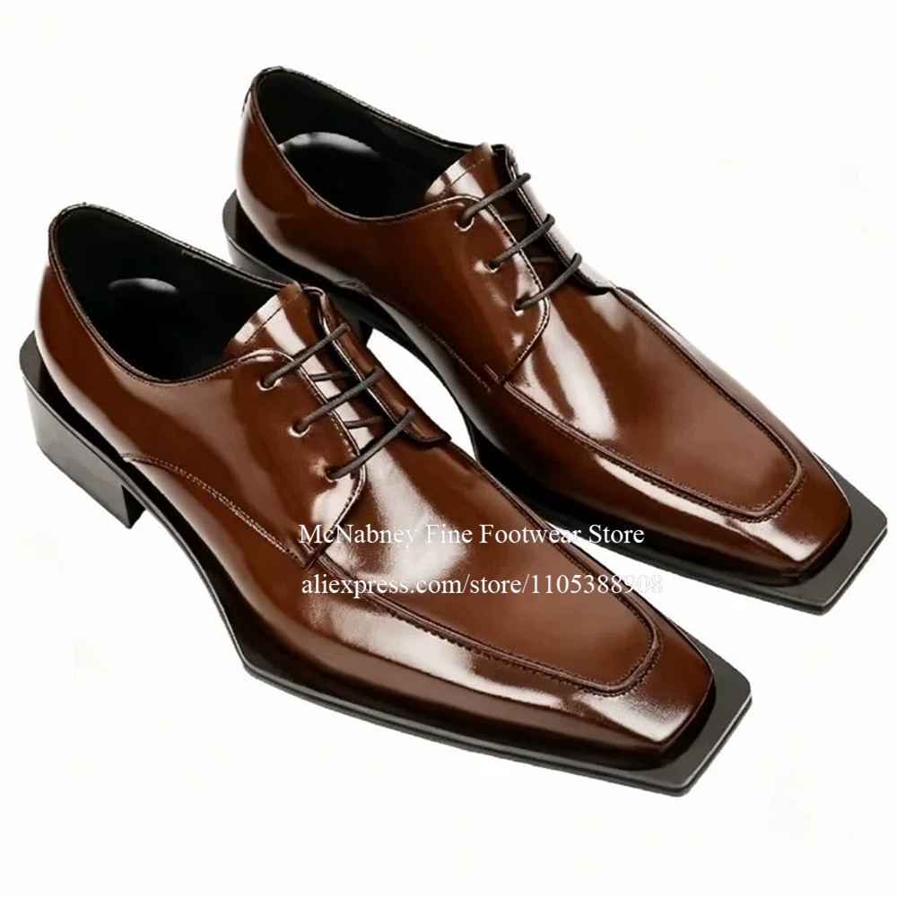 Sapatos Sociais de Couro com T - Men'S Style Formal Wear avaliação e preço