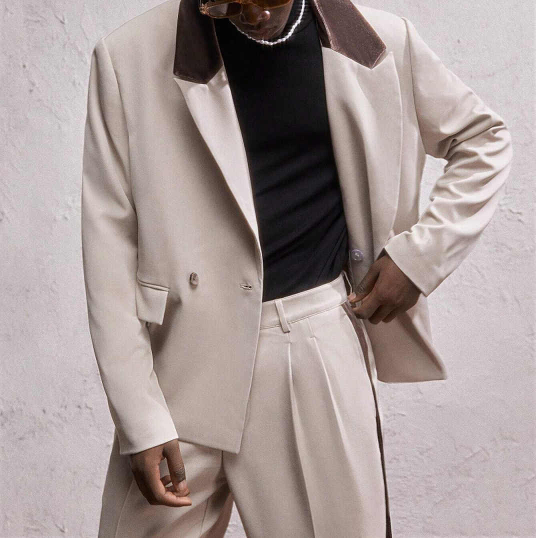 Terno Masculino Simples de 2 P - Men'S Style Formal Wear avaliação e preço