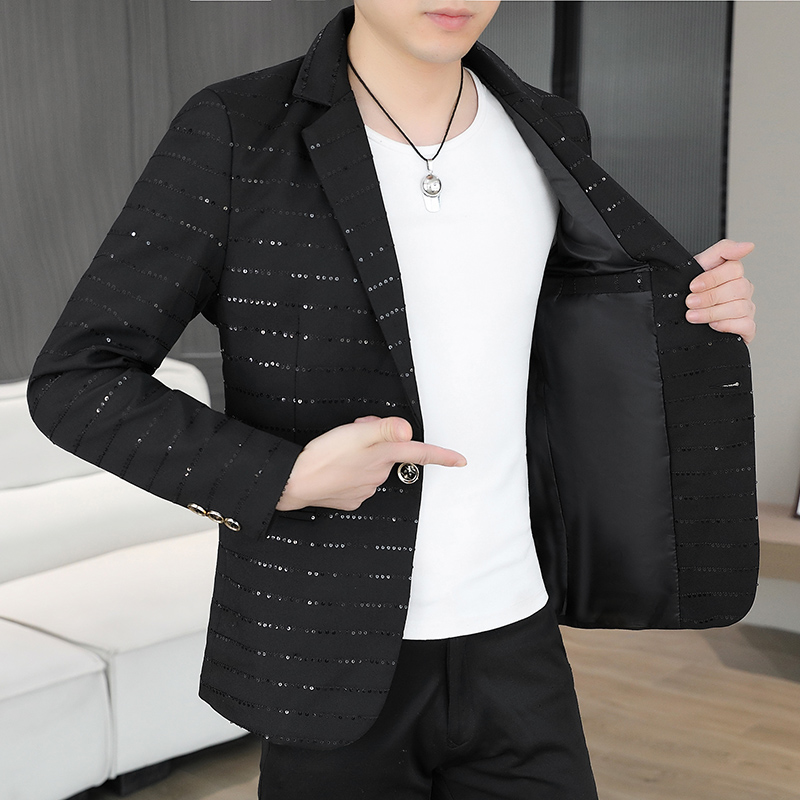 Blazer Masculino com Lantejoul - Men'S Style Formal Wear avaliação e preço