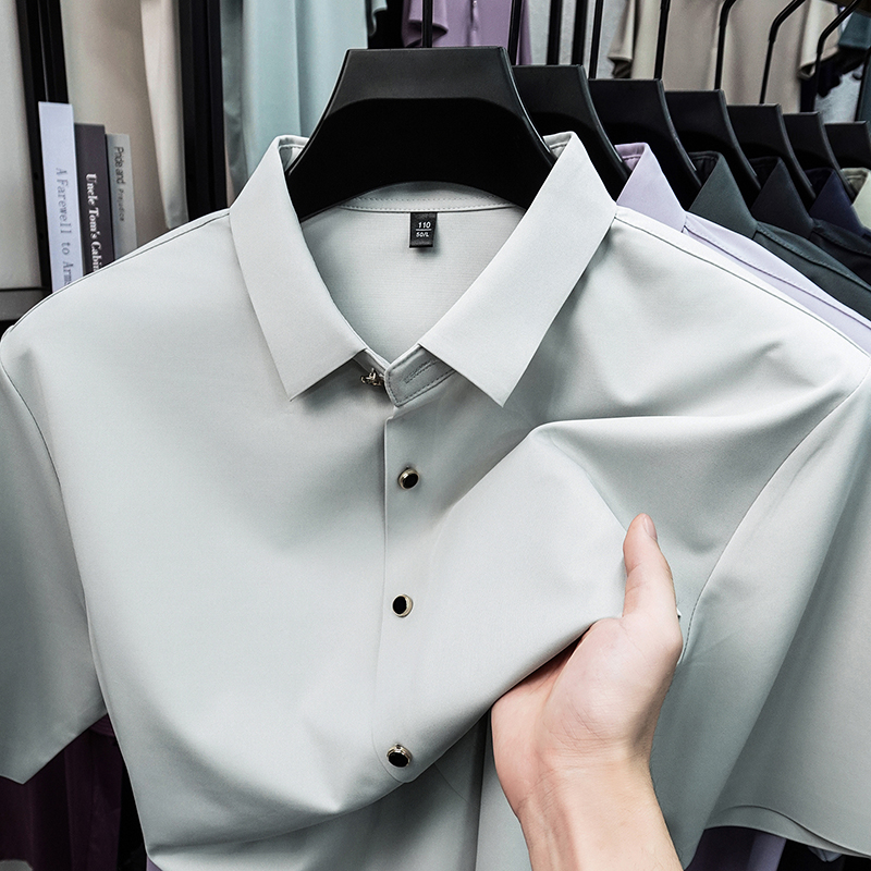 Camisa Social Masculina Casual - Men Formal Wear Summer avaliação e preço