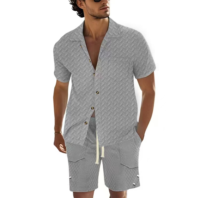 Conjunto Masculino de Verão em - Men'S Formal Beach Wear avaliação e preço